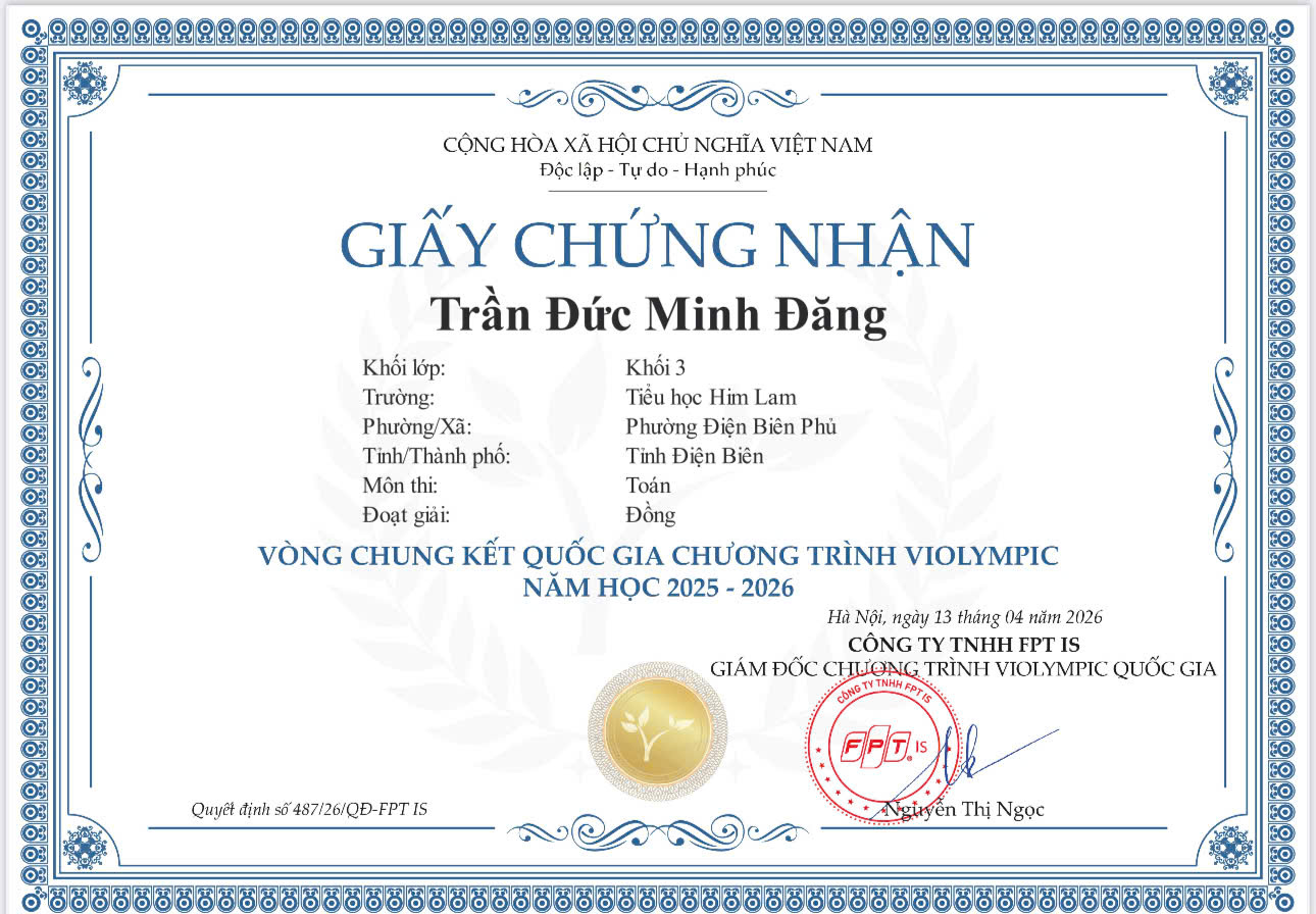 III MINH ĐĂNG